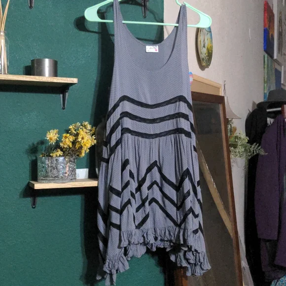 Free People | Dresses | Free People Voile And Lace Slip Dress Grey And Black | Poshmark Free People | Dresses | Free People Voile And Lace Slip Dress Grey And Black | Poshmark